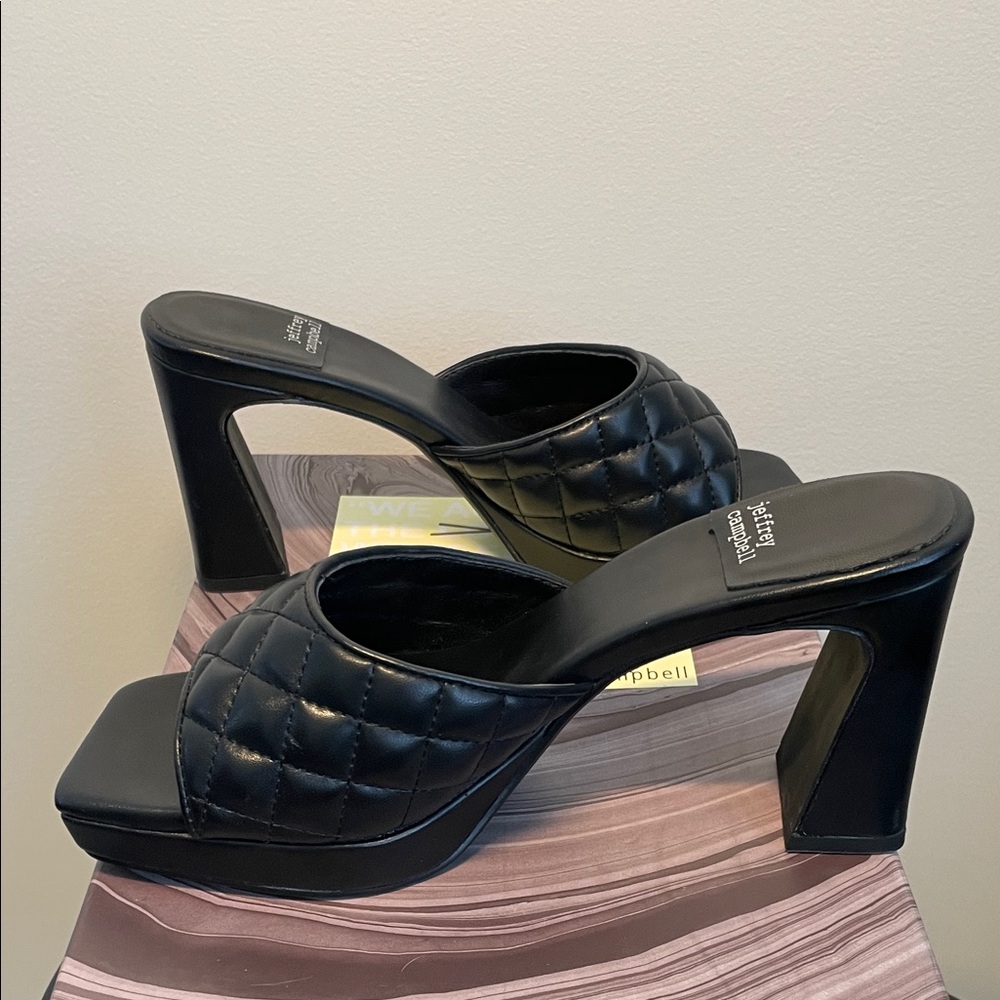Jeffrey Campbell Nana black 6.5 - Picture 2 of 4